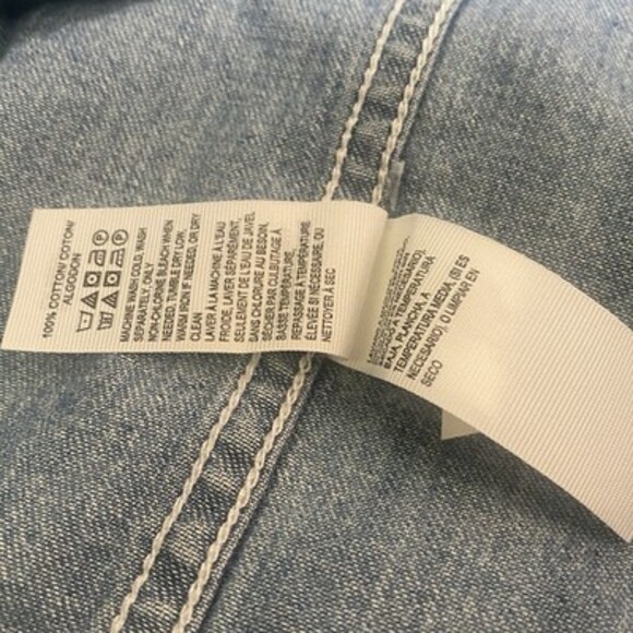 Lucky Brand Denim Men's Coaches Jacket Size Large Y2K Preppy - Picture 10 of 11